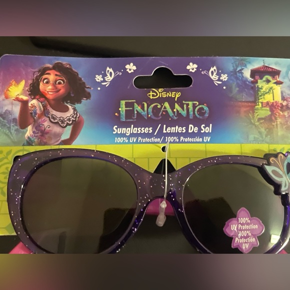 🔴 3/$12 Disney Encanto Glitter Purple and Pink Sunglasses for Kids! NEW! - Picture 2 of 3